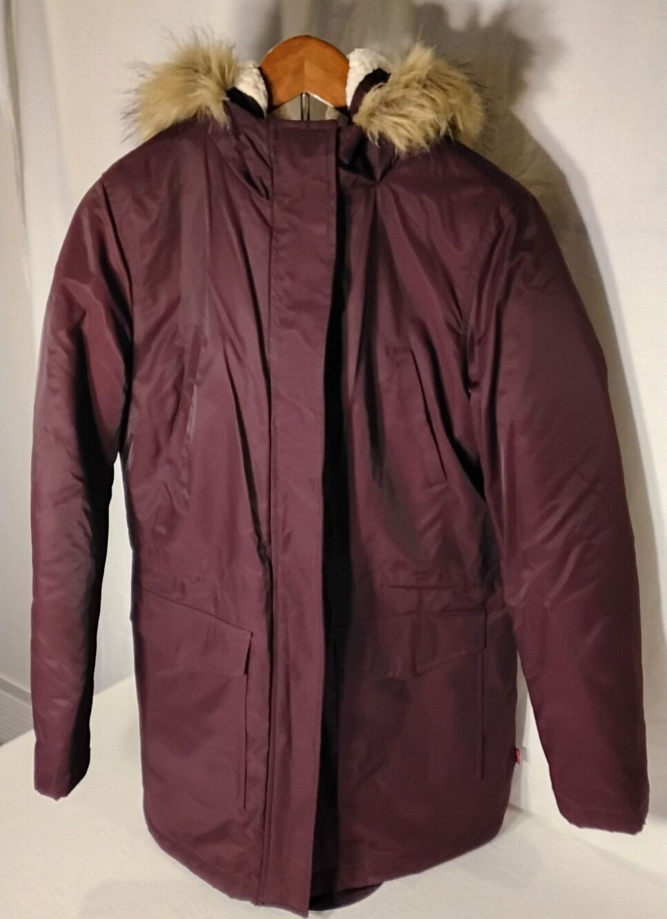 Women's Levis Strauss Sherpa Lined Performance Para Jacket Size S Exc
